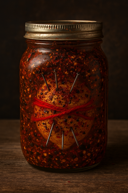 Shut My Enemies Up Frozen Spell Jar