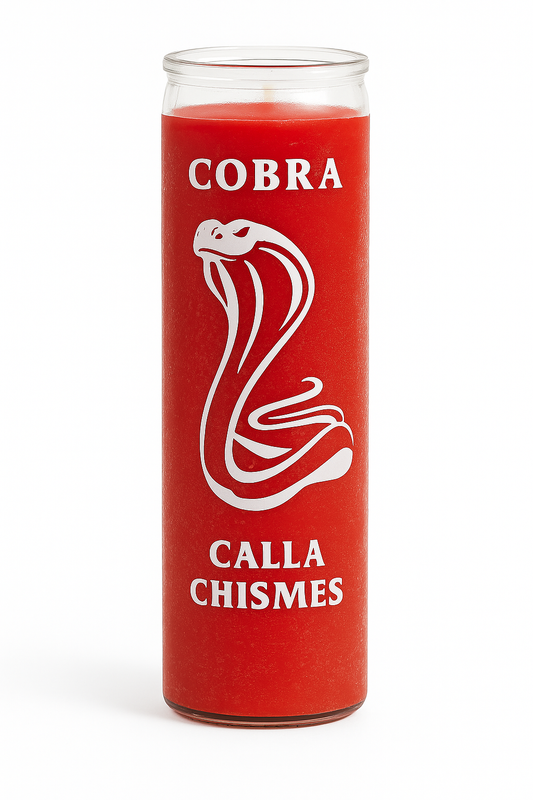 Cobra Calla Chismes 7-Day Candle