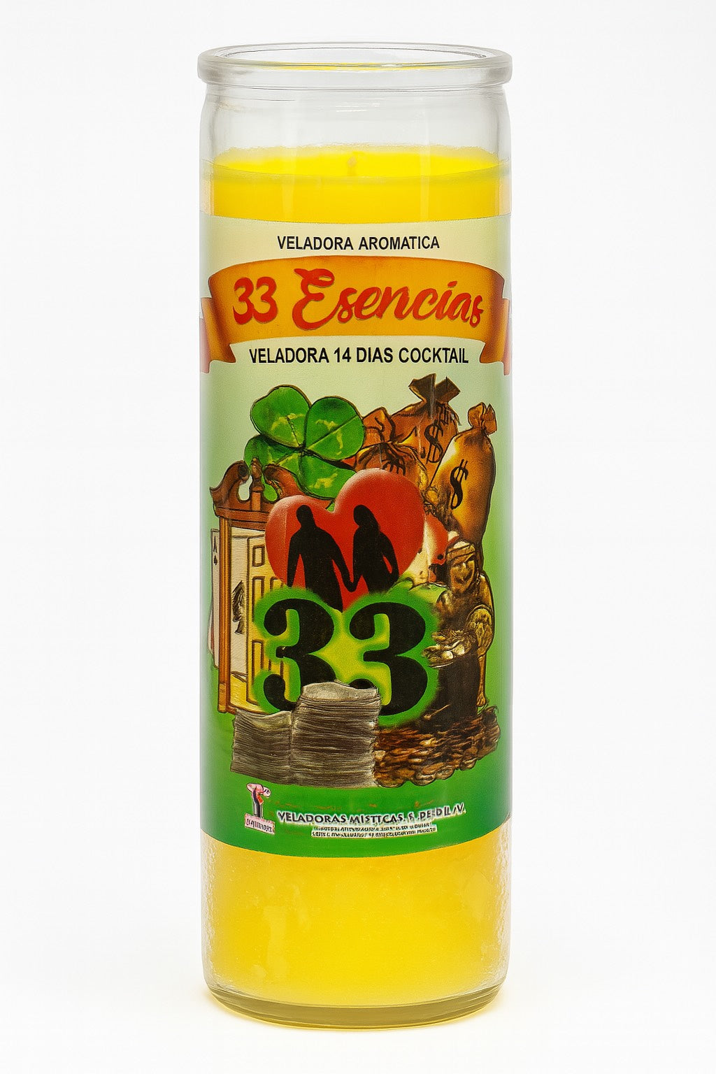 33 Esencias (33 Essences) 14-Day Candle