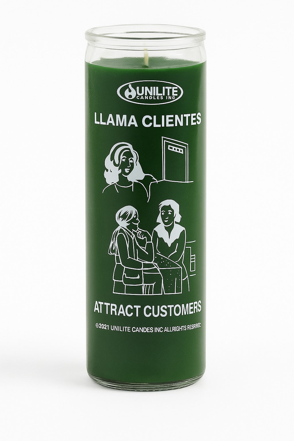 The Llama Clientes (Attract Customers) 7-Day Candle