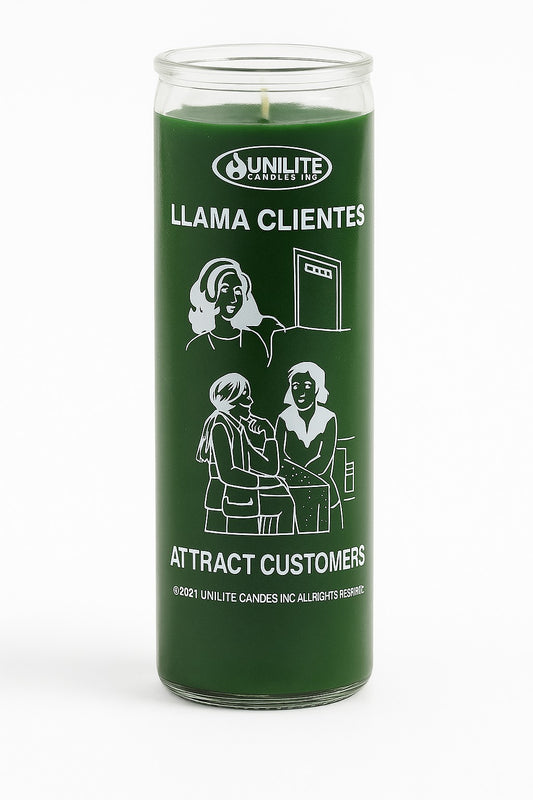 The Llama Clientes (Attract Customers) 7-Day Candle