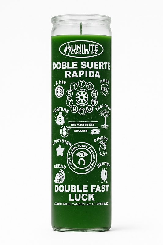 Double Fast Luck 7 Day Candle